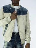 Giubbotto SOLDIER beige jeansato