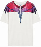 T-shirt BURLON con ali rosse e fucsia