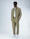 Coordinato SOLDIER con zip beige