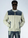 Giubbotto SOLDIER beige jeansato