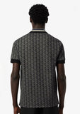 Polo Lacoste monogram black