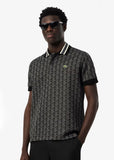 Polo Lacoste monogram black