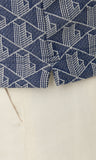 Polo Lacoste monogram blue
