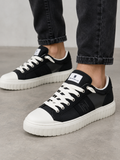 Scarpe BRIAN MILLS in pelle con inserti in camoscio