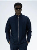 Coordinato SOLDIER con zip blue