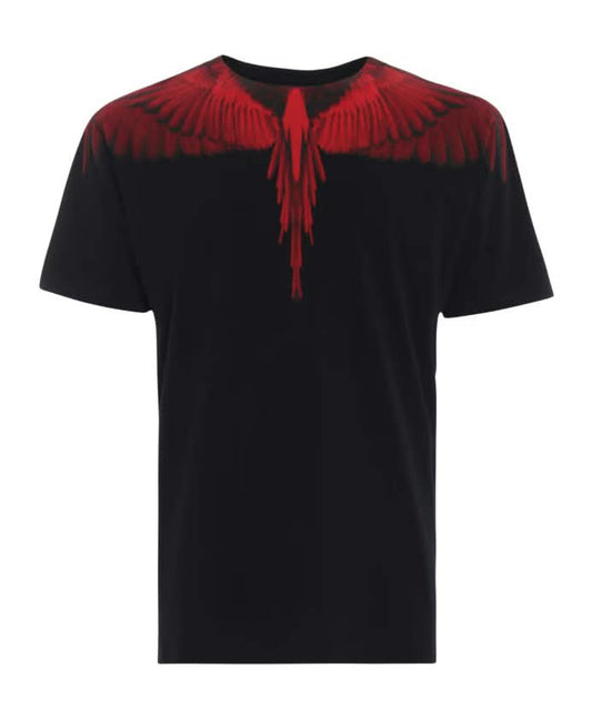 T-shirt BURLON ali sfumate rosse