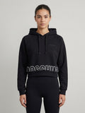 Felpa MOSCHINO con logo gommato con cappuccio