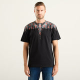 T-shirt BURLON con ali multi logo versione bianca e nera