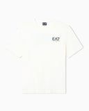 T-shirt ARMANI White logo avanti e indietro