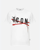 T-shirt ICON total white logo X