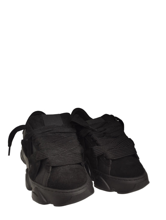 BRIAN MILLS black pelle e camoscio