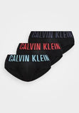 Slip CALVIN KLEIN tripack multicolor grigio rosso e azzurro