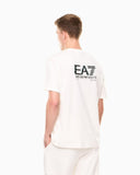 T-shirt ARMANI White logo avanti e indietro