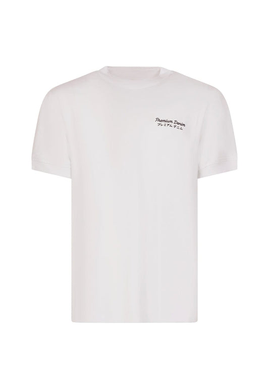 T-shirt PATRIOT bianca stampa retro