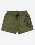 Costume ICON verde militare stampa logo circolare