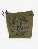 Costume ICON verde militare stampa logo circolare