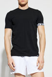 T-shirt DSQUARED2 fascia logata bianca
