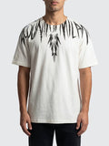 T-shirt MARCELO BURLON stampa avanti e retro