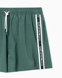 Costume ARMANI verde banda logo laterale