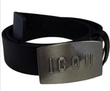 Cintura ICON placchetta acciaio