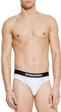 Slip DSQUARED2 bianco monogram