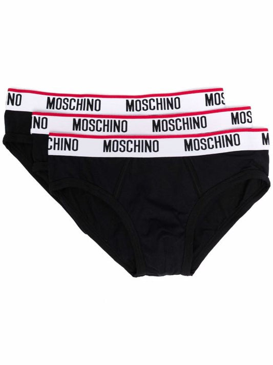 Tripack MOSCHINO slip black