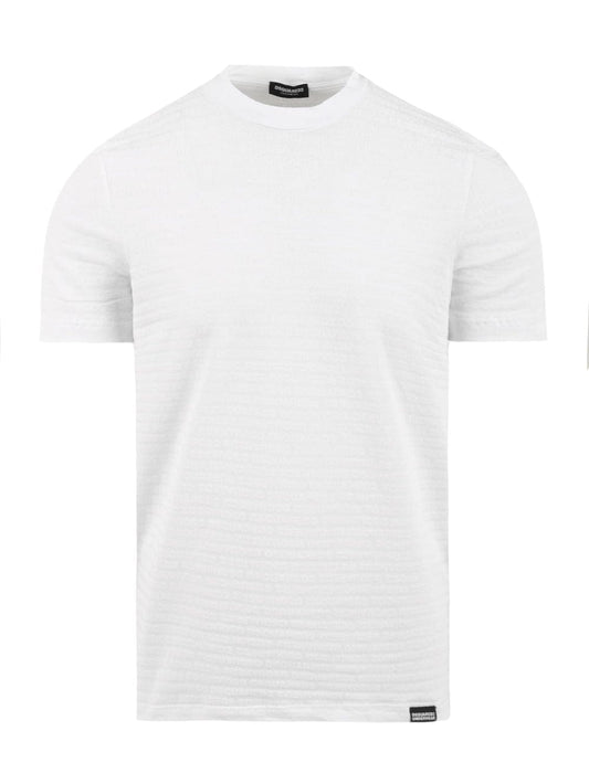 T-shirt DSQUARED2 Total White monogram