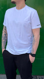 T-shirt DISQUARED2 total White logo basic braccio