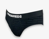 Slip DSQUARED2 monogram black