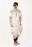 T-shirt MARCELO BURLON stampa avanti e retro