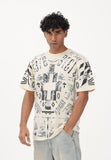 T-shirt MARCELO BURLON multi logo