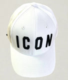 Cappello ICON maxi logo white