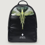 Zaino BURLON tutto in pelle aquila green