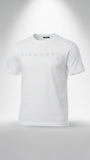 T-shirt RICHMOND bianca logo tinta su tinta a rilievo