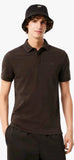Polo LACOSTE Marrone logo in tinta