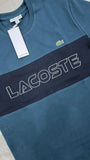 T-shirt LACOSTE verde petrolio