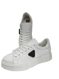Scarpe BRIAN MILLS bianca logo nero