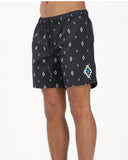 Costume BURLON total black monogram bianco avanti e indietro