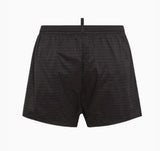 Costume DSQUARED2 monogram logo banda laterale bianca