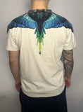 T-shirt MARCELO BURLON acquila blu