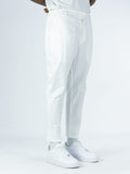 Pantalone cotone SOLDIER BIANCO
