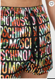 Costume MOSCHINO interamente logato avanti e indietro multocolor