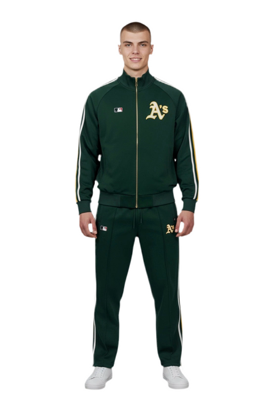 Tuta completa `47 con zip verde