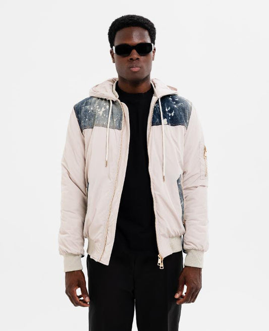 Giubbotto SOLDIER nylon e jeans