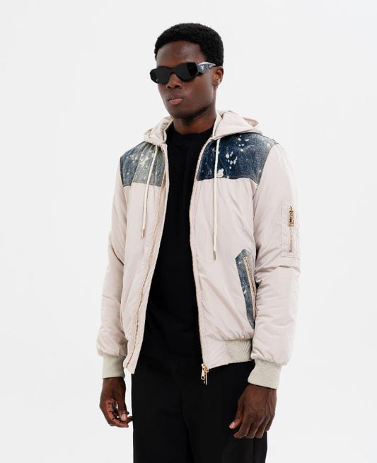 Giubbotto SOLDIER nylon e jeans