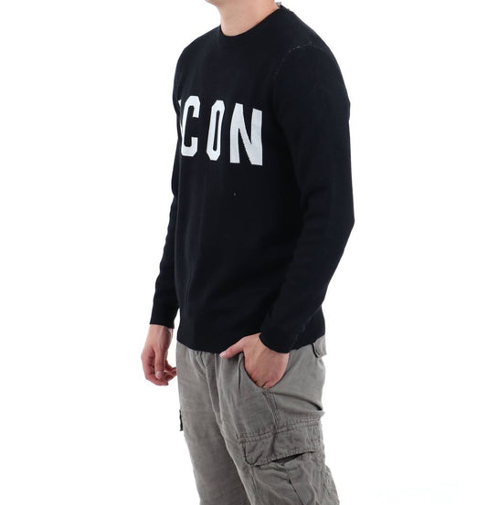 Maglione  ICON girocollo basic logo grande