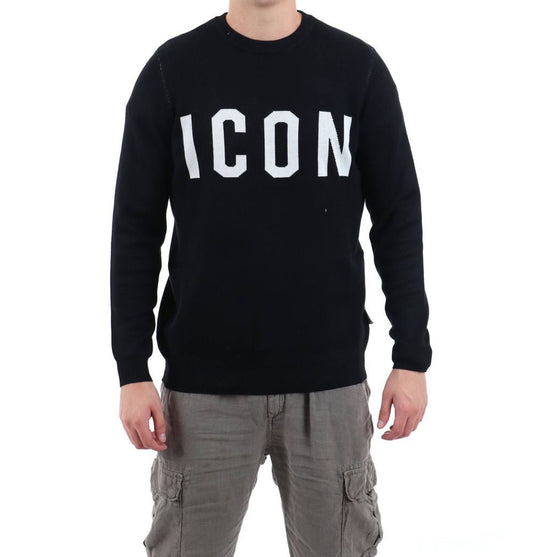 Maglione  ICON girocollo basic logo grande