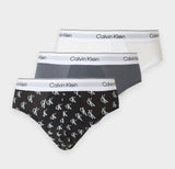 Slip CALVIN KLEIN tripack (monogram,grigio,bianco )