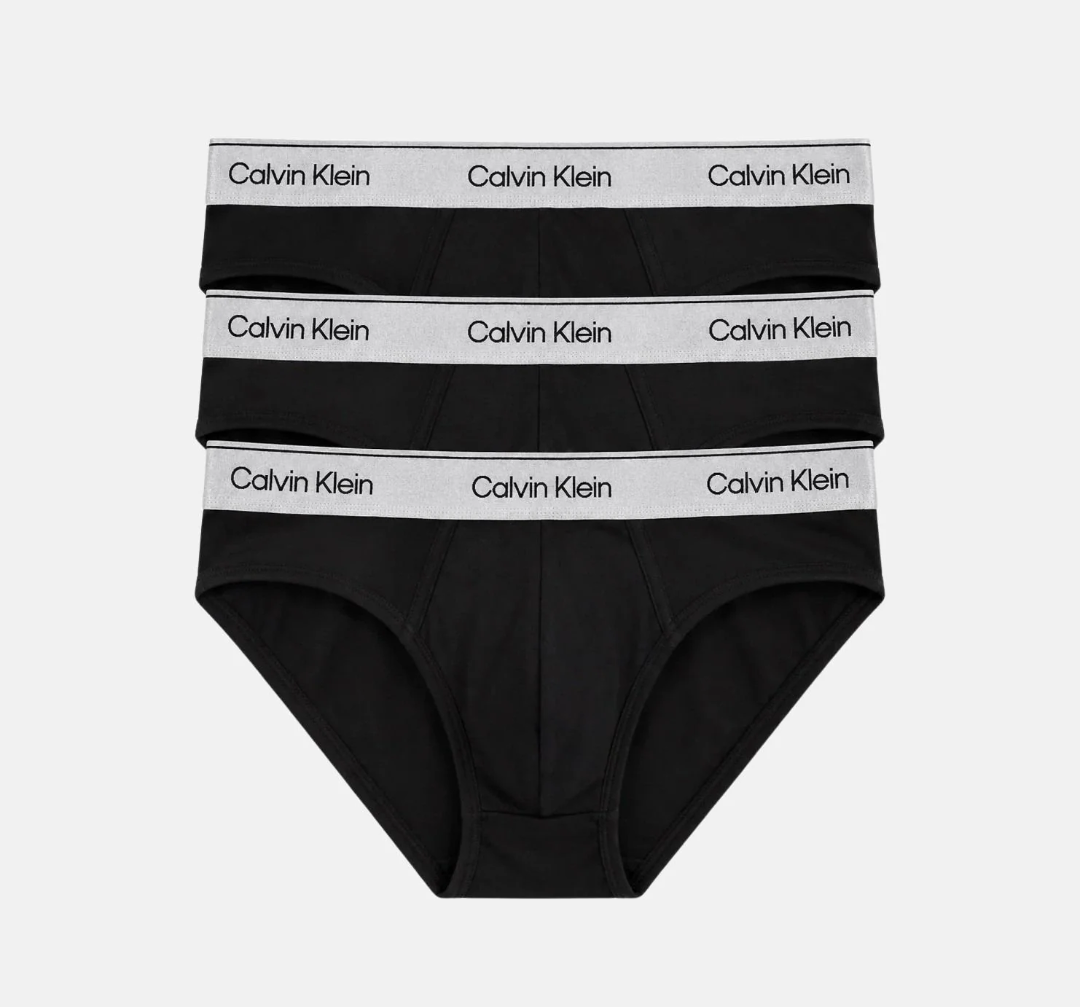 Slip CALVIN KLEIN tripack con elastico argentato