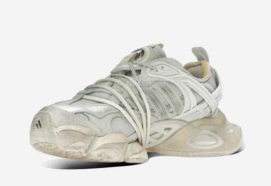 SCARPE ADIDAS XLG RUNNER DELUXE CREMA EFFETTO SPORCO CON SPUGNA